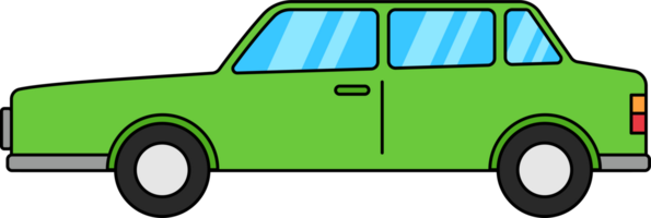 Cute Car Illustration png