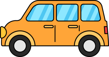 Cute Car Illustration png