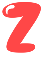 süß Alphabet Brief z png