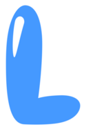 Cute Alphabet Letter L png