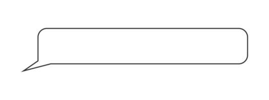 habla burbuja modelo. vacío en línea charla marco. móvil Mensajero solicitud diálogo elemento vector