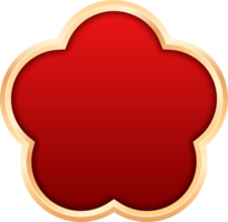 Red Button New Year png