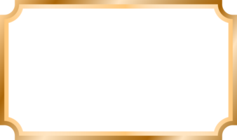 Gold Frame Border png