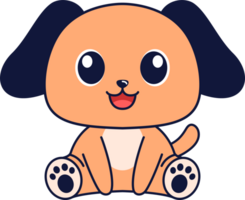 Cute Dog Animal Illustration png