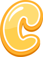 Cute Alphabet Letter C png