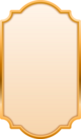 Button Luxury Border Golden png