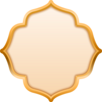 bouton luxe frontière d'or png