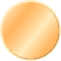 oro botón para web diseño png