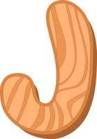 de madera alfabeto letra j png