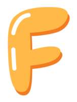 Alphabet Cute For Kids Letter F png