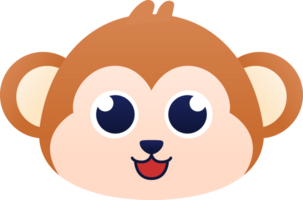 Monkey Animal Head png