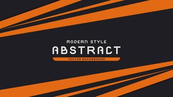 abstract orange background with black color vector