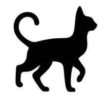 abisinio gato vector ilustración en blanco antecedentes.