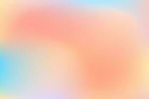 Gradient background with colored spots. Bright blurred multi-colored pattern. Peach blue poster vector