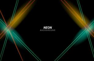 Abstract geometric modern decorative colorful neon effect design banner pattern background vector