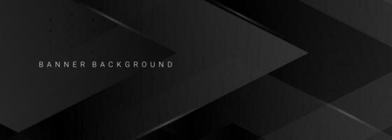 Dark geometric black abstract background elegent design pattern vector