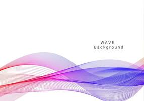 Colorful smoke wave design modern background vector