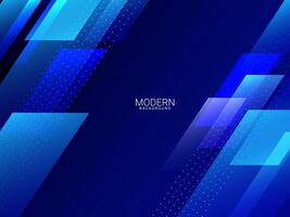 Abstract modrnn blue geometric elegant lines illustration pattern background vector