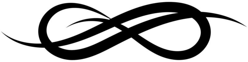 The design of the Infinity symbol is about the nature of infinity. endless vector