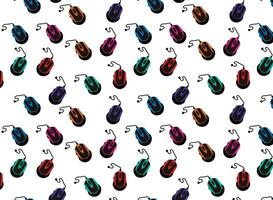 computer mouse pattern, with vibrant colors, vector, for backgrounds vector