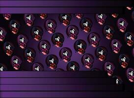 man with gas mask, pattern, industrial pattern, cyber punk background vector