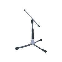 retro microphone stand cartoon vector illustration