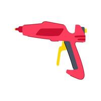 gift glue gun cartoon vector illustration