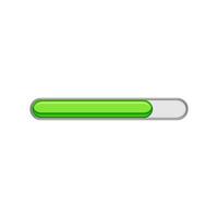 circle progress bar cartoon vector illustration