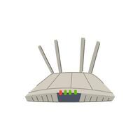 wifi router cartoon vector illustration