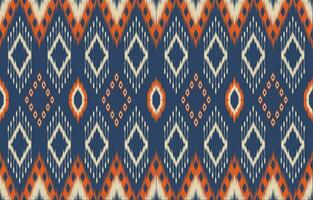 Ethnic abstract ikat art. Aztec ornament print. geometric ethnic pattern seamless  color oriental.  Design for background ,curtain, carpet, wallpaper, clothing, wrapping, Batik, vector illustration.