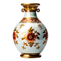 AI generated Antique Vase Isolated on Transparent Background png