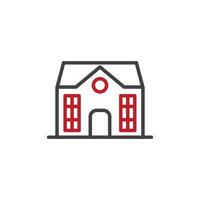 house icon. sign for mobile concept and web design. outline vector icon. symbol, logo illustration. vector graphics.