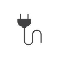 plug icon. sign for mobile concept and web design. outline vector icon. symbol, logo illustration. vector graphics.