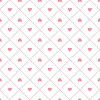 Happy Valentine s Day. Heart Seamless Pattern Vector Illustration