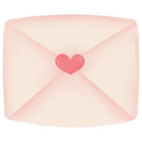 envelope on Valentine's day png