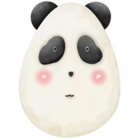 panda en Pascua de Resurrección huevo entonces linda png