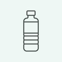 water bottle vector icon. water bottle symbol vector design template.