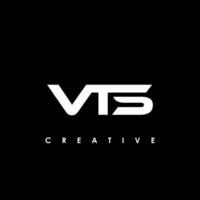 VTS Letter Initial Logo Design Template Vector Illustration