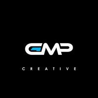 gmp letra inicial logo diseño modelo vector ilustración