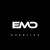 EMO Letter Initial Logo Design Template Vector Illustration