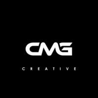 cmg letra inicial logo diseño modelo vector ilustración