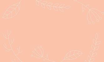 Abstract Peach Fuzz Modern Background vector