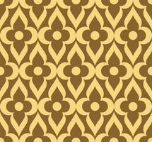 Retro geometric seamless pattern vector image