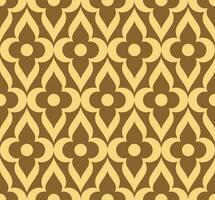 Retro geometric seamless pattern vector image