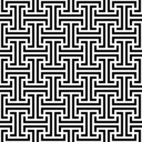 Retro geometric seamless pattern vector image