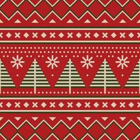 Retro geometric seamless pattern vector image