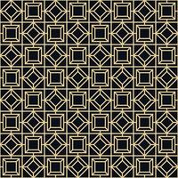 Retro geometric seamless pattern vector image