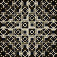 Retro geometric seamless pattern vector image