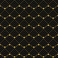 Retro geometric seamless pattern vector image