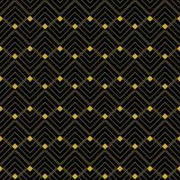 Retro geometric seamless pattern vector image